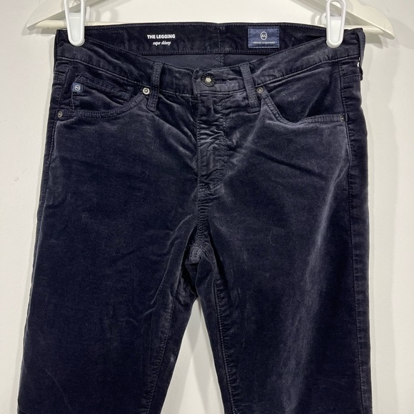 AG Adriano Goldschmied super skinny legging velvet pants size 26R - Picture 8 of 15